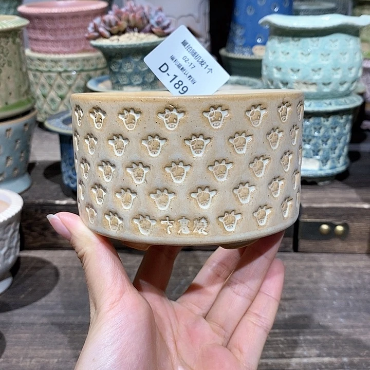 七里烧陶瓷02-17-189内口9