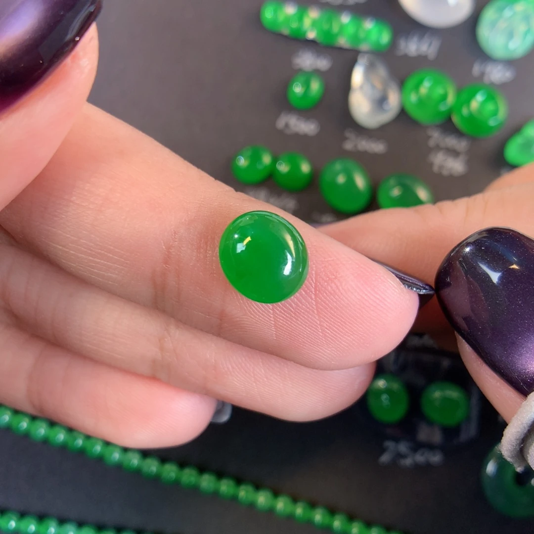 翡翠散珠翡翠8.48-7.5-3.6