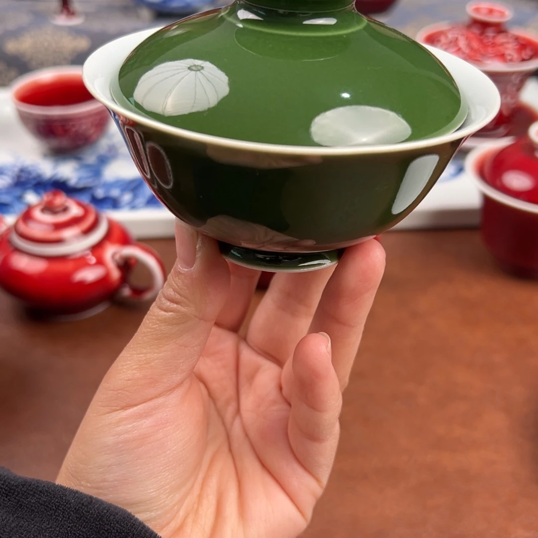 华***苗陶瓷景德镇陶瓷郎红