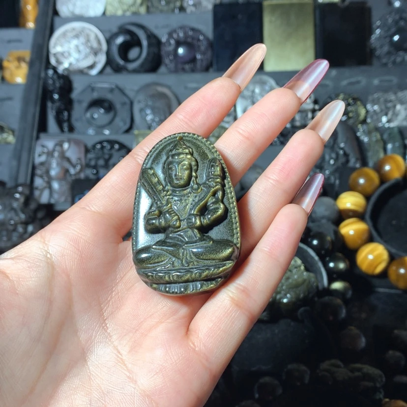 【闪购商品】黑曜岩颈饰未镶嵌雄**翔