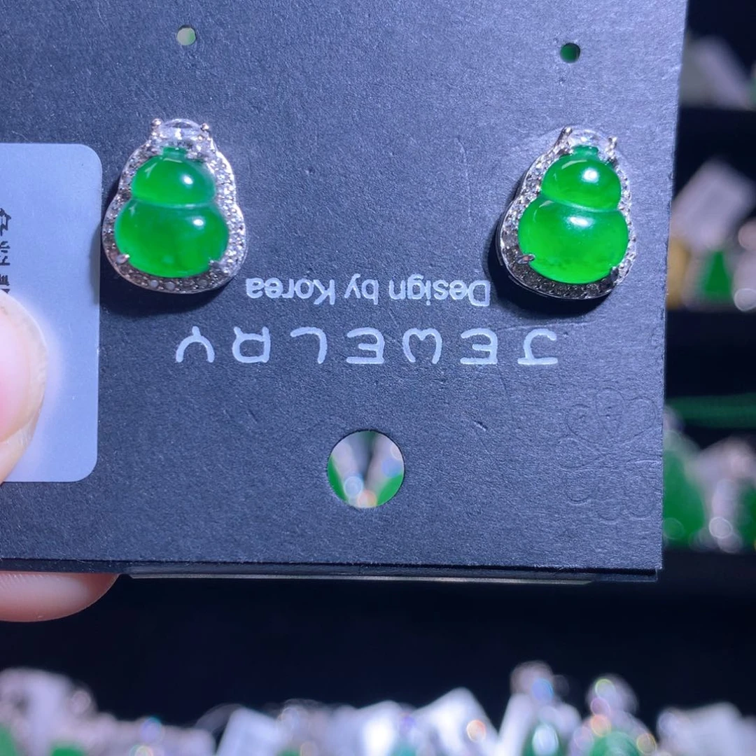 【闪购商品】颈饰银S925镶嵌翡翠天然翡翠
