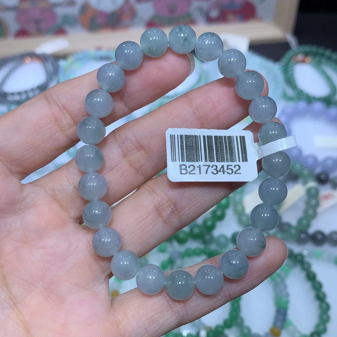 翡翠未镶嵌手链天然