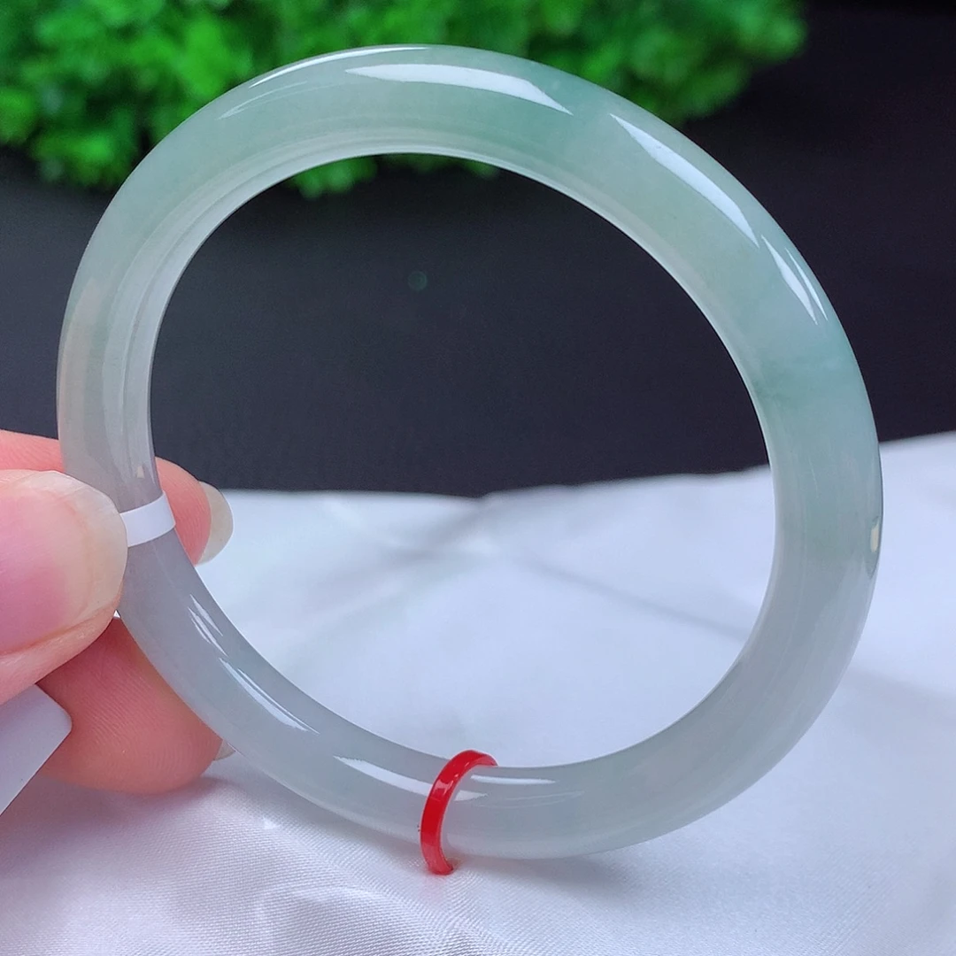 翡翠未镶嵌手镯53圈口432114