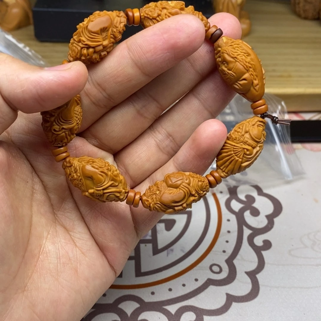 橄榄核手串/手链橄榄核雕刻工艺宇
