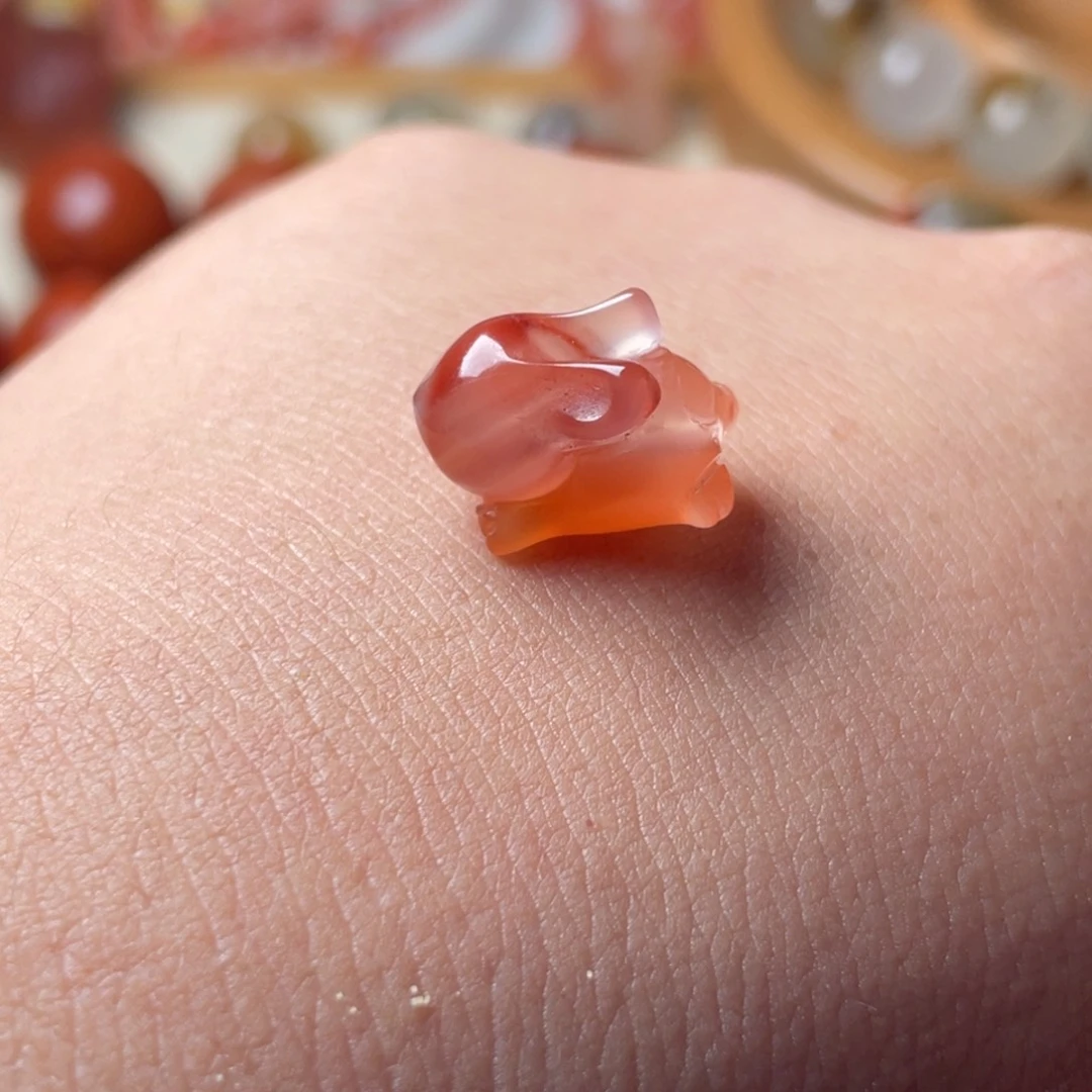 南红玛瑙未镶嵌吊坠(不含链)