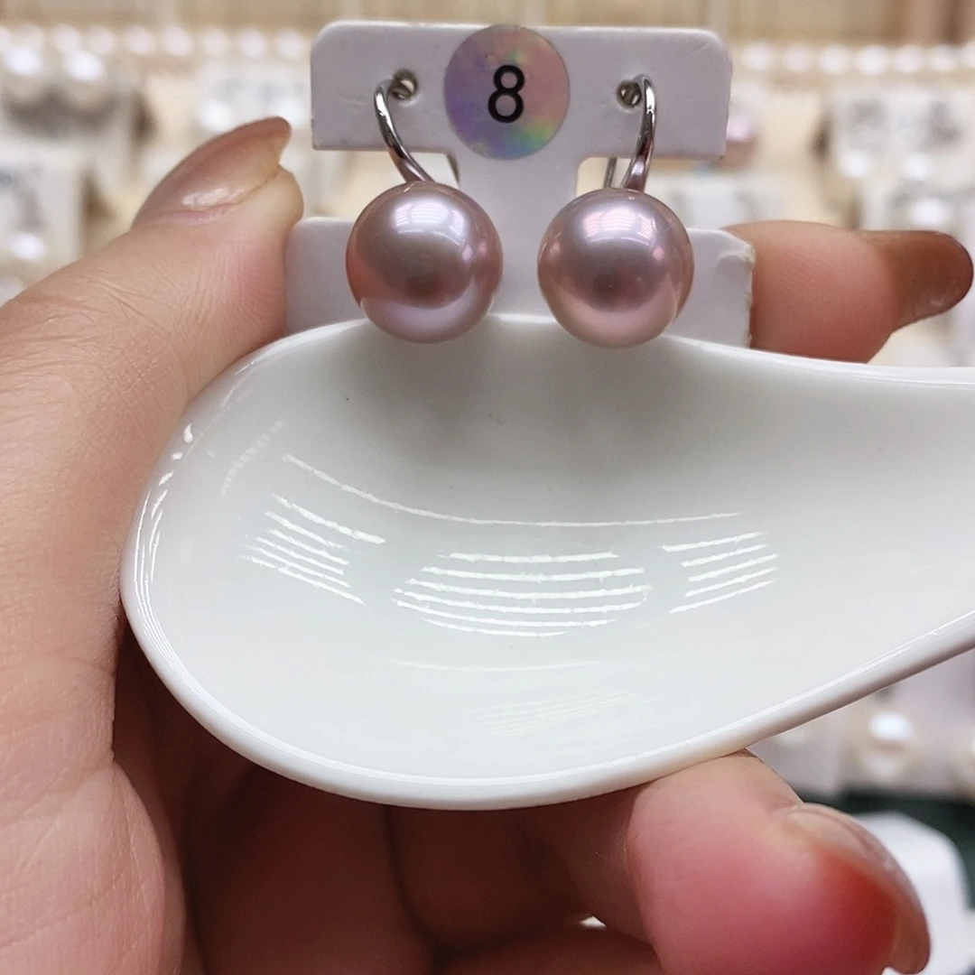 银S925镶嵌淡水珍珠颈饰