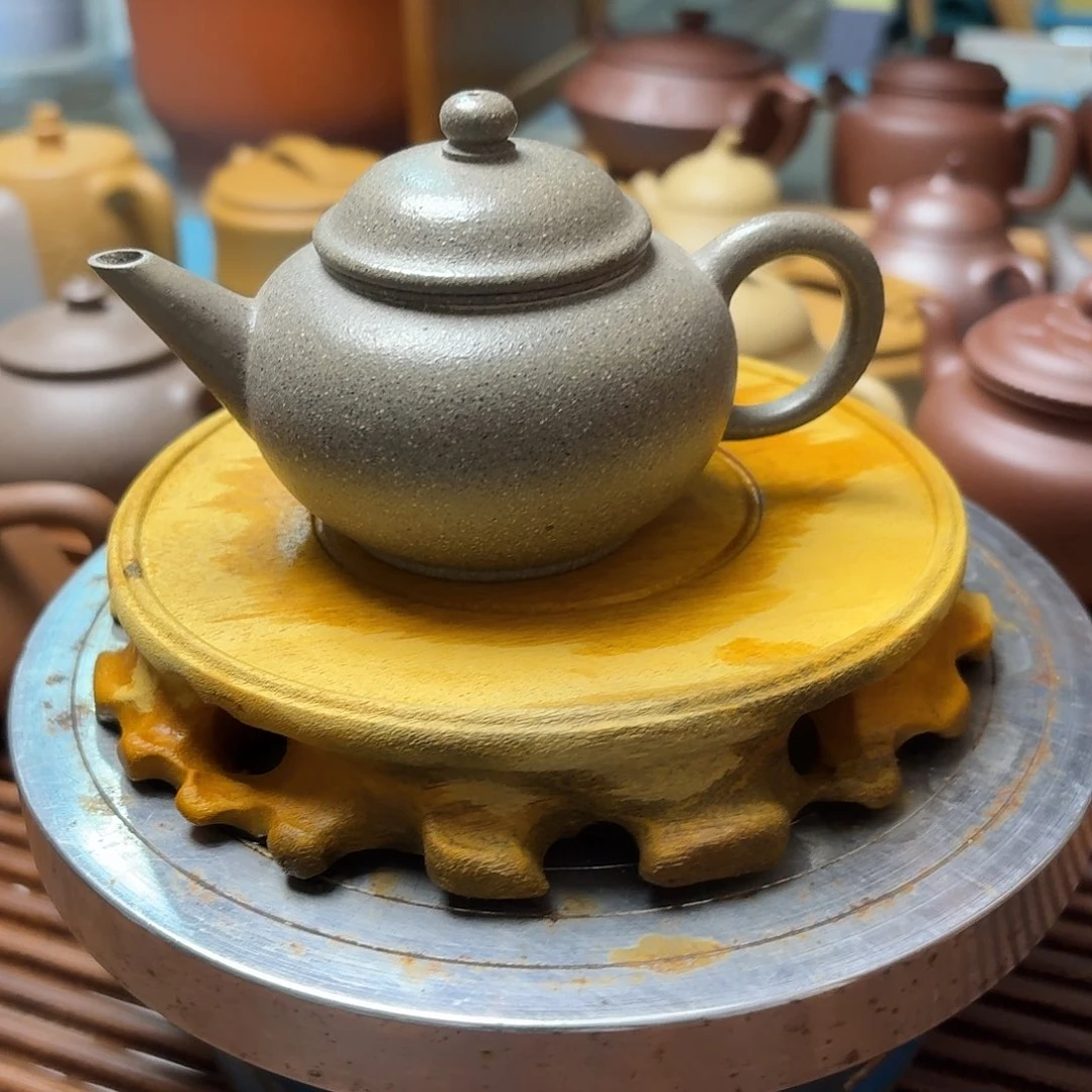 茶壶紫砂半手工制作