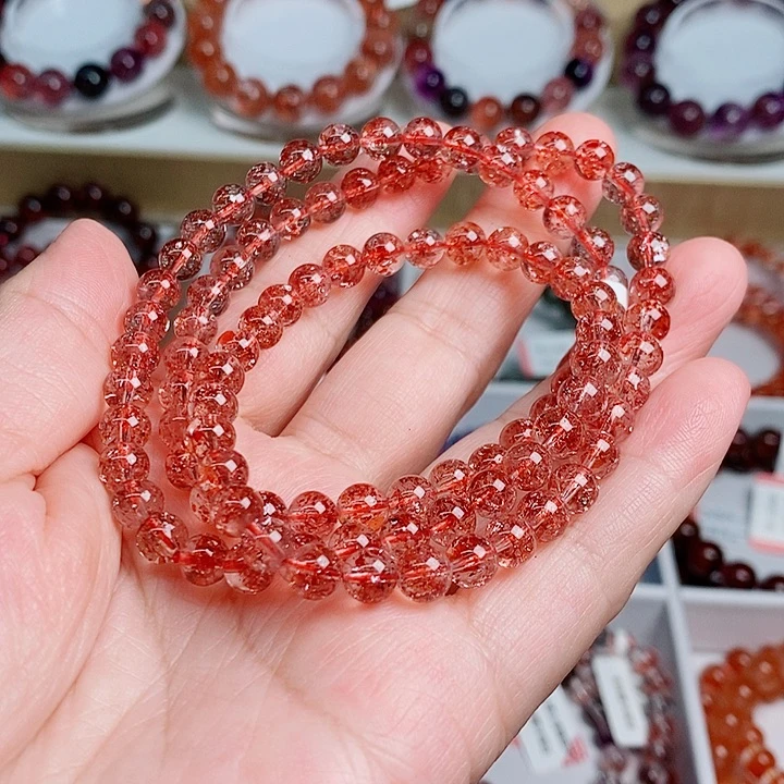 手链未镶嵌水晶金草莓