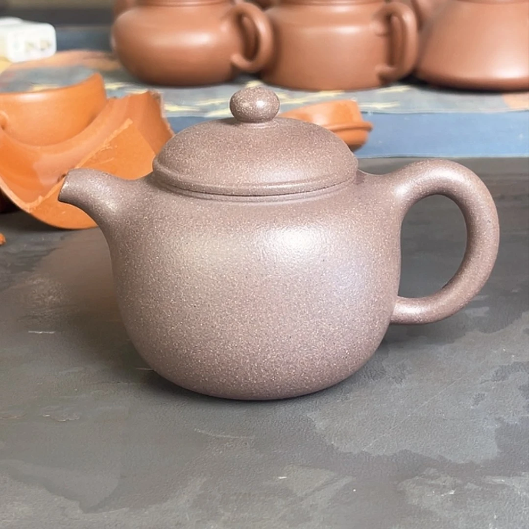 茶壶紫砂刘子新全砂天青匏尊