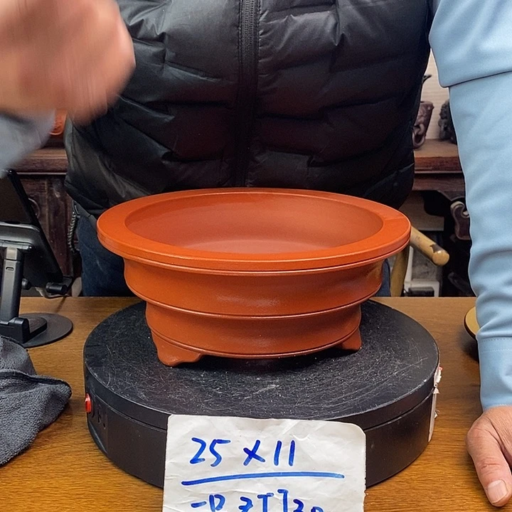 紫砂花盆货号一只ZJJ30