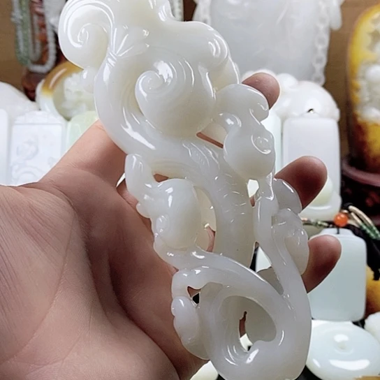 手链未镶嵌和田玉（白玉）