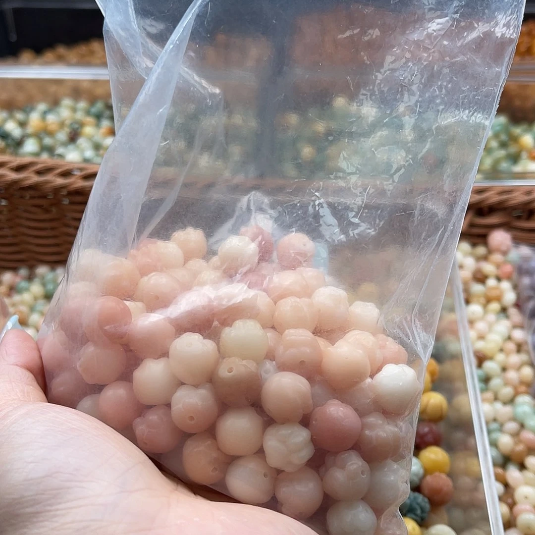 白玉菩提吊坠大****店z锅底12mm/140颗