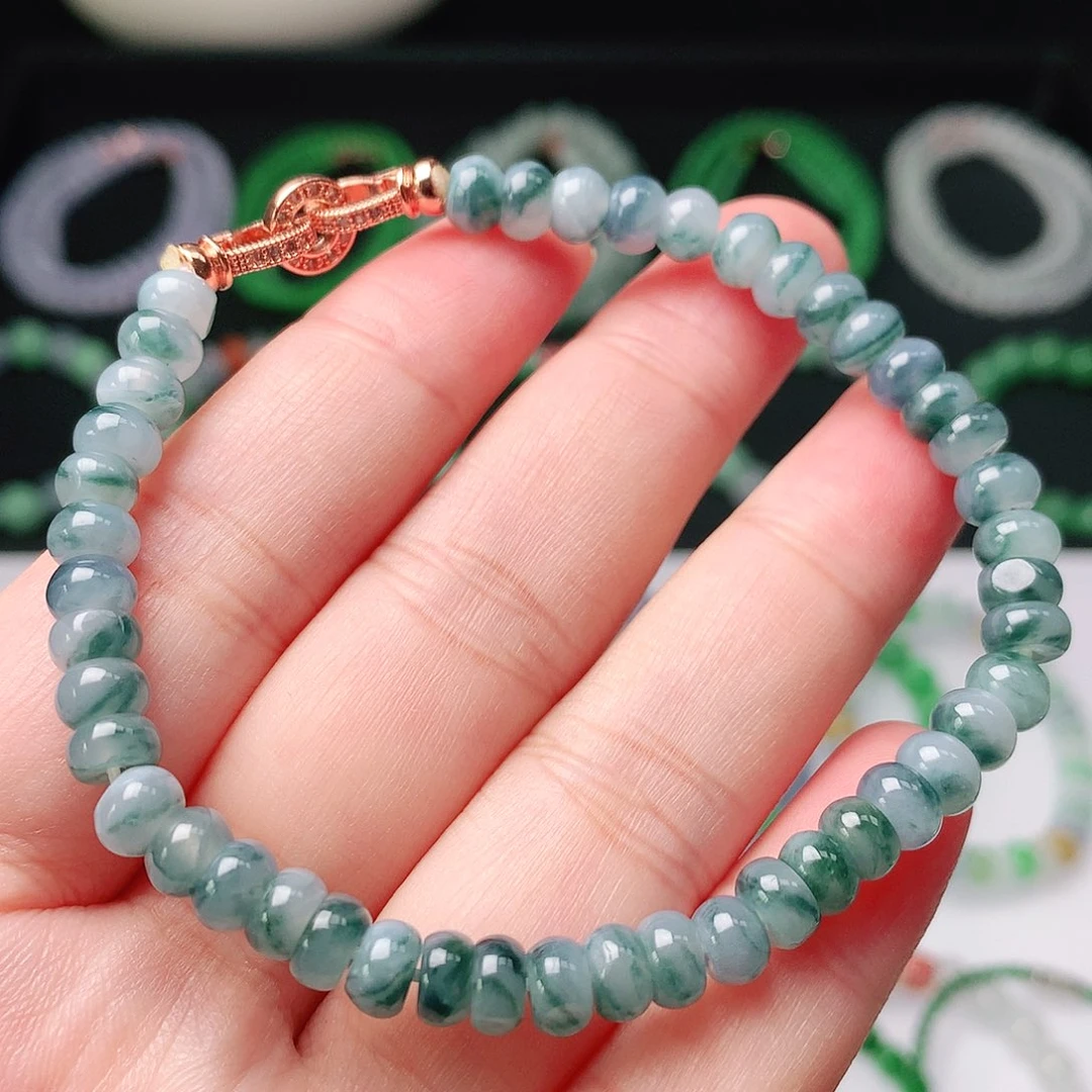 未镶嵌手链翡翠翡翠