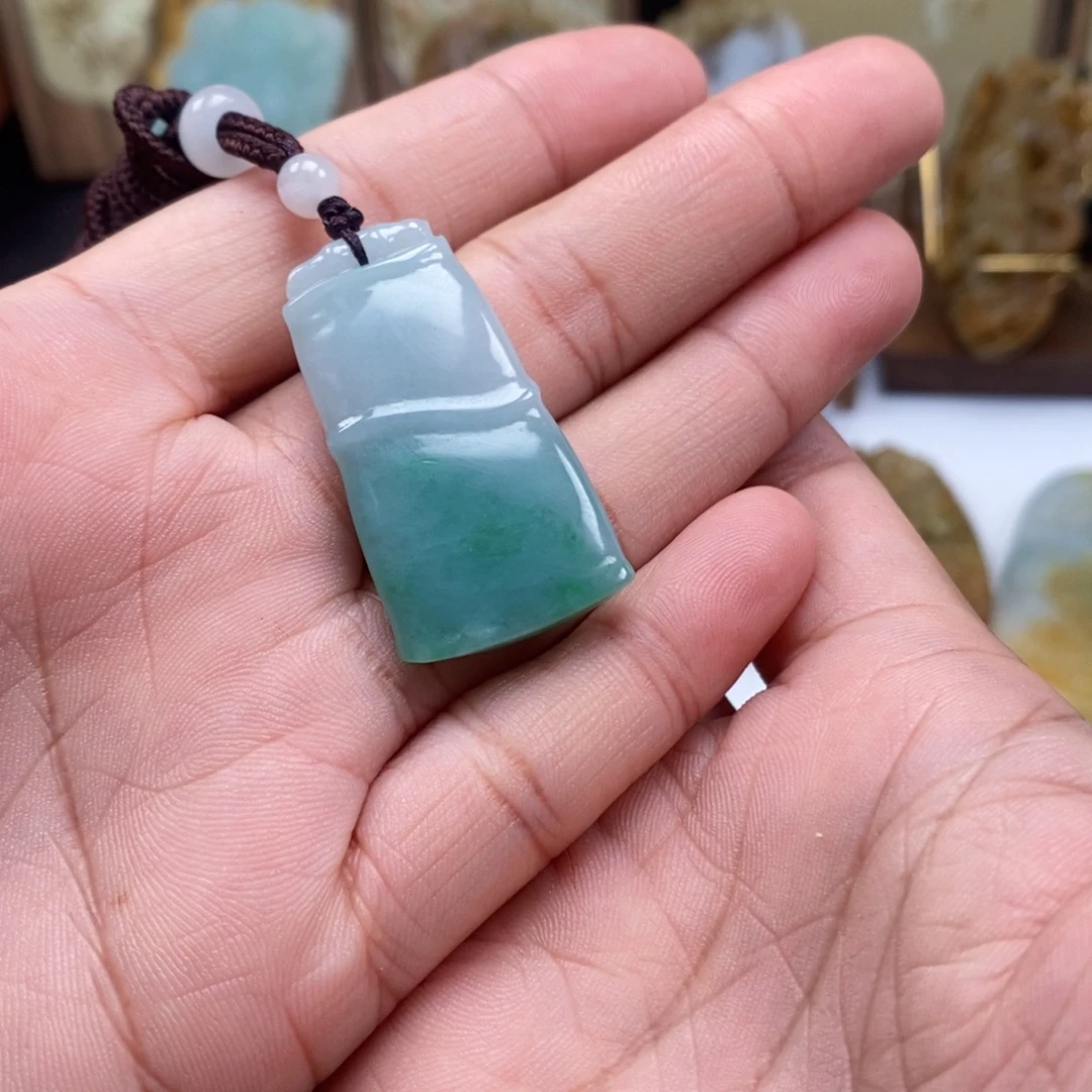 未镶嵌定制翡翠竹节