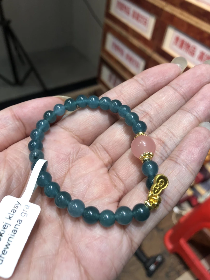 蓝色单圈手串高端礼盒