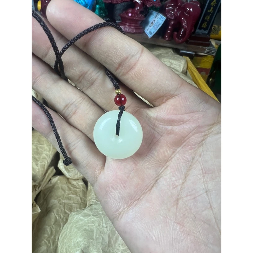 主播推荐 玉平安扣吊坠