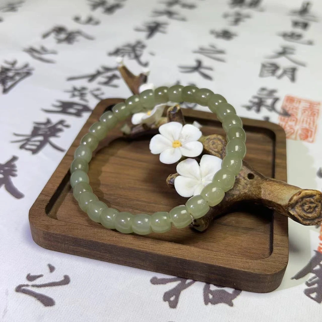 和田玉直切手串多样性发其一1070060