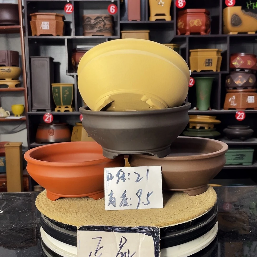 D-盆尚好紫砂花盆