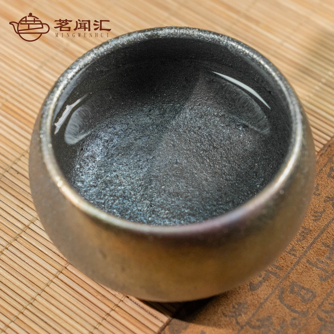 茗闻汇-建水紫陶-紫泥柴烧碳化杯-纯柴烧不上釉-茶杯-主人杯