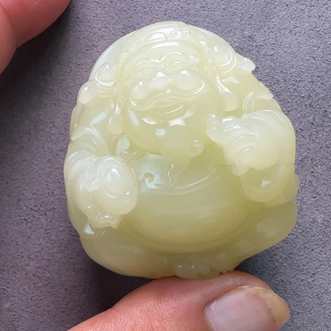 胖***伍颈饰未镶嵌和田玉（黄玉）