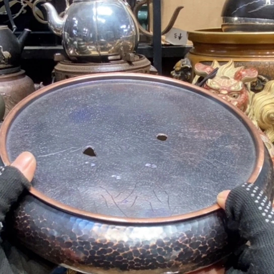 蜜安罐瓷香炉锡茶则