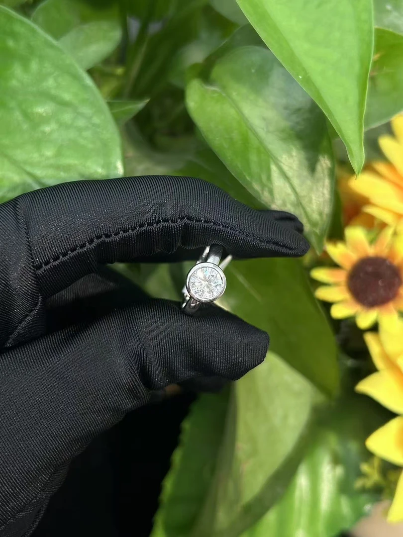 实验室培育钻石《莲梵珠宝》星辰幻想泡泡足铂戒指