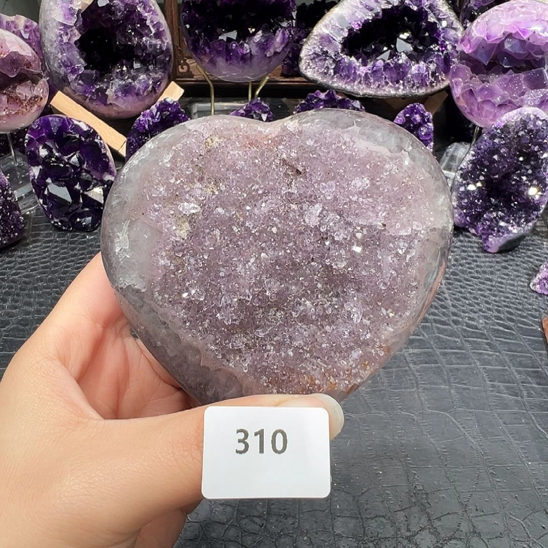 紫晶珠宝半成品未镶嵌