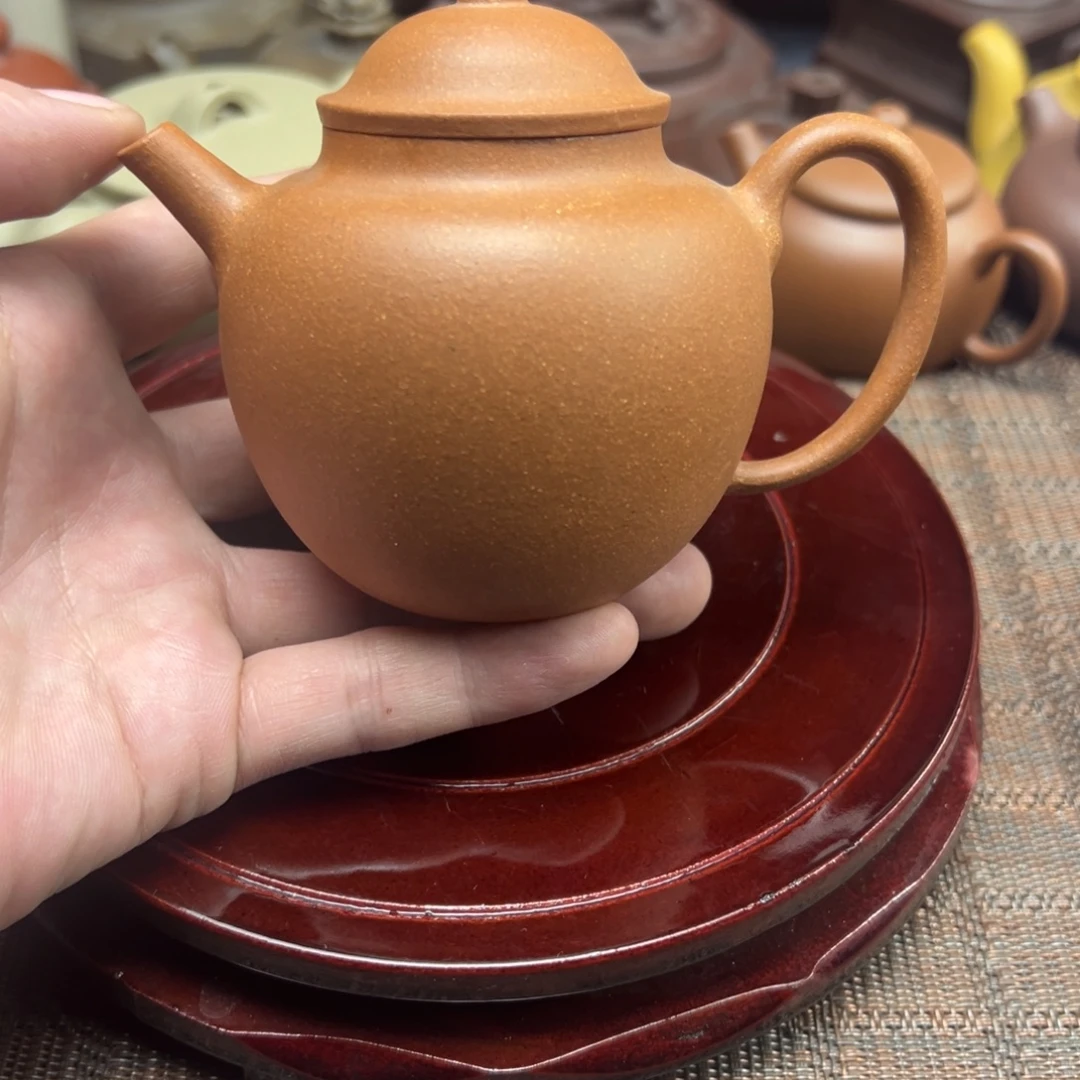 茶壶紫砂宜兴原矿紫砂壶200毫升容量