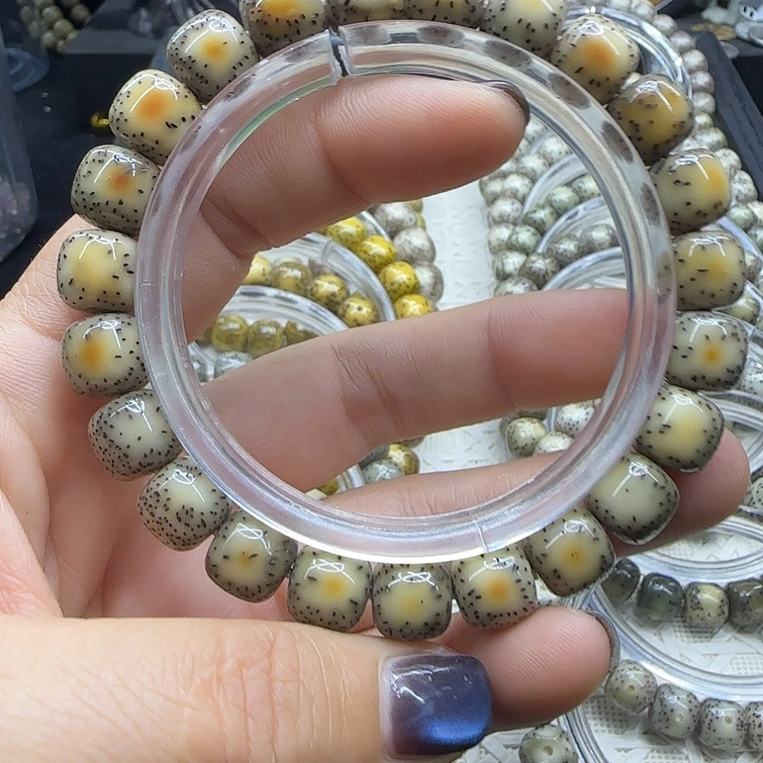 星月菩提手串星月菩提10×9火烧云