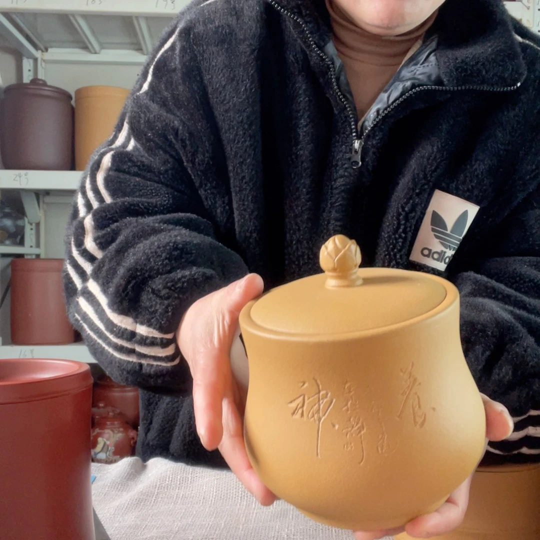 紫砂茶叶罐今天晚上