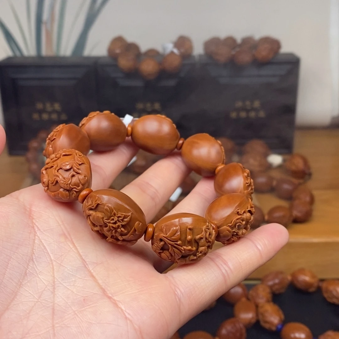 手串橄榄核许忠英老师人生如意