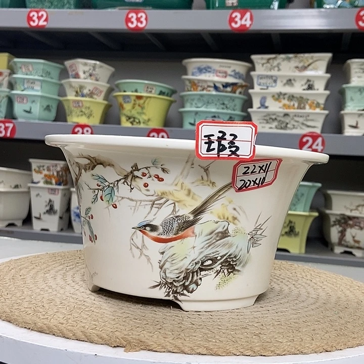 紫砂紫砂花盆5852