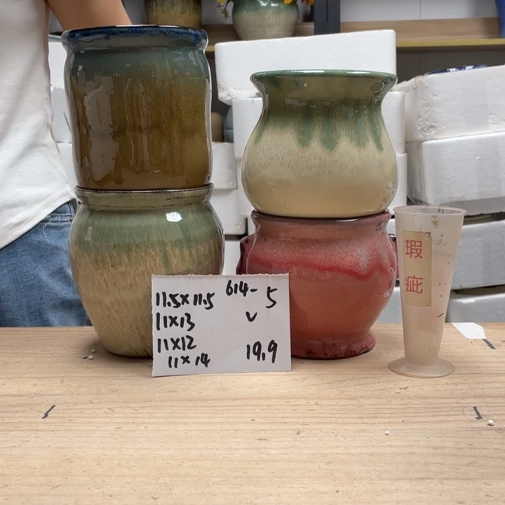 紫砂花盆多肉花盆微瑕5