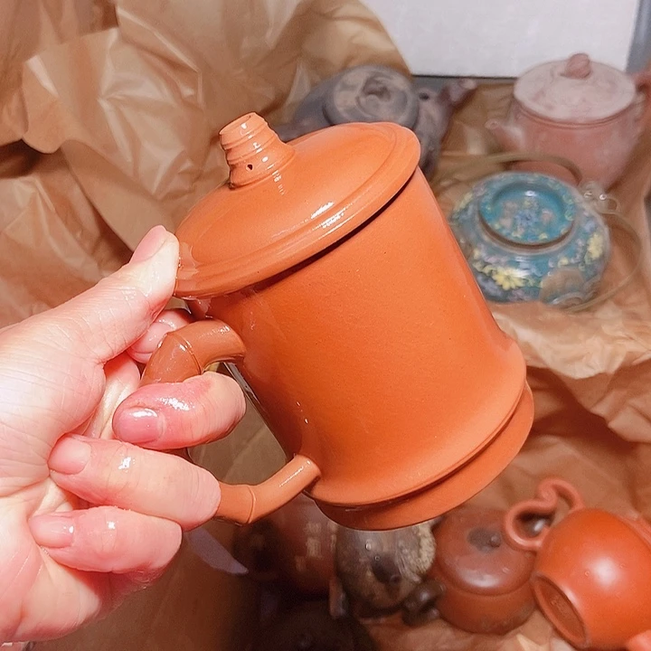 紫砂茶杯宜兴紫砂手工制作