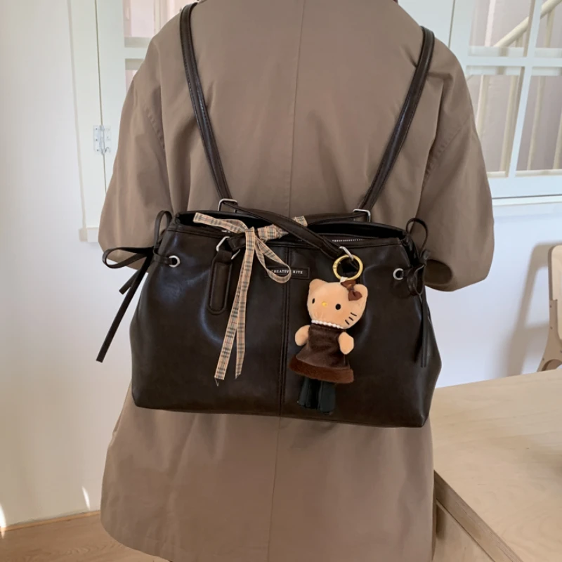 美拉德复古腋下包包女式高级质感时尚手提通勤包大容量单肩包