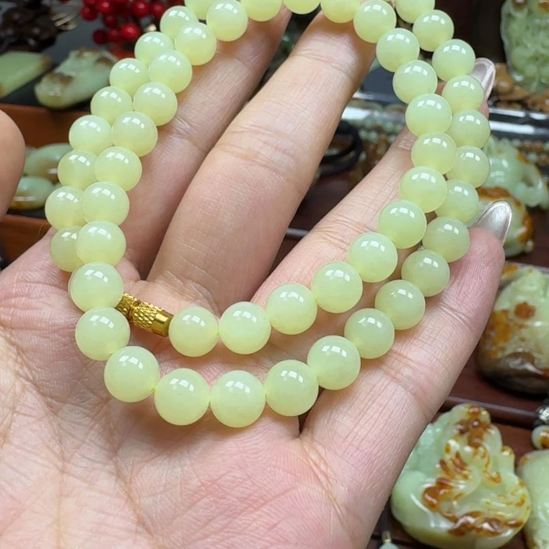 岫岩老玉（透闪石质玉）未镶嵌手链