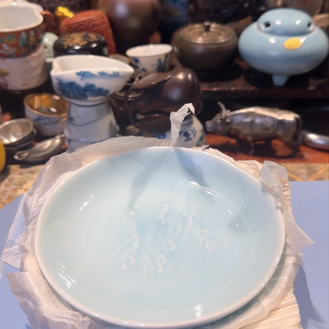 瓷瓷器美术工艺品喵***咪