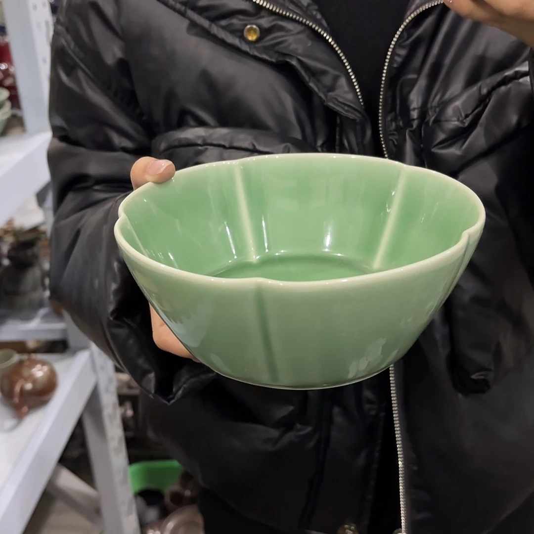 龙泉云间青瓷小米茶器