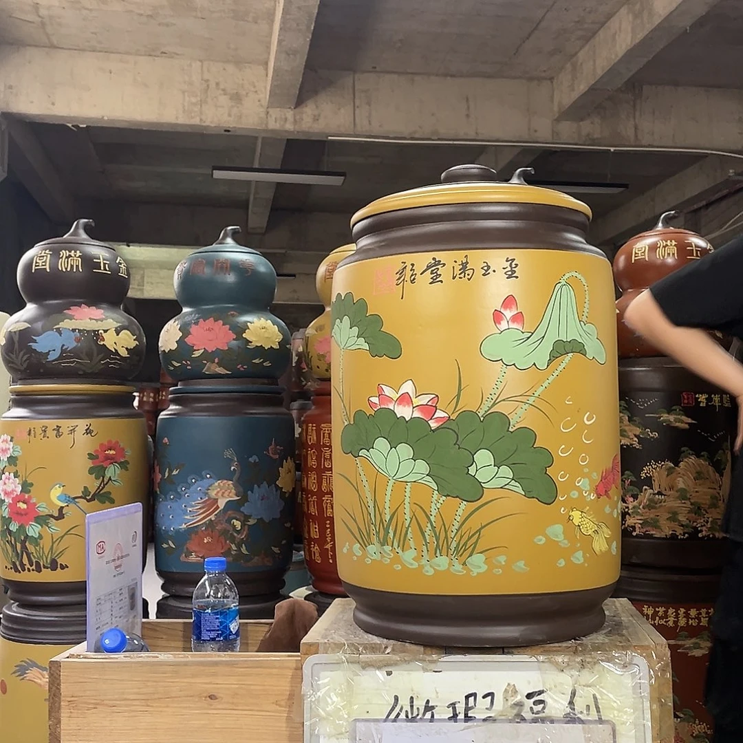 宜兴原矿紫砂茶叶罐