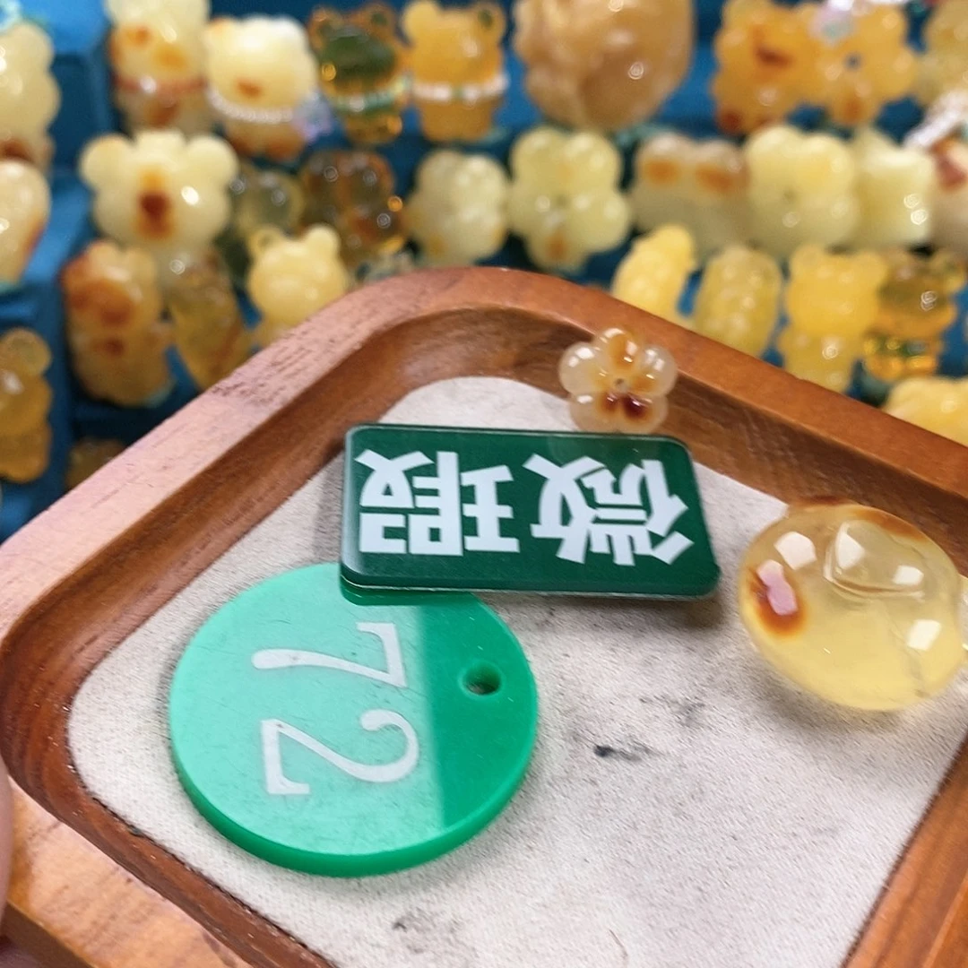 琥珀颈饰未镶嵌卡**?裸石