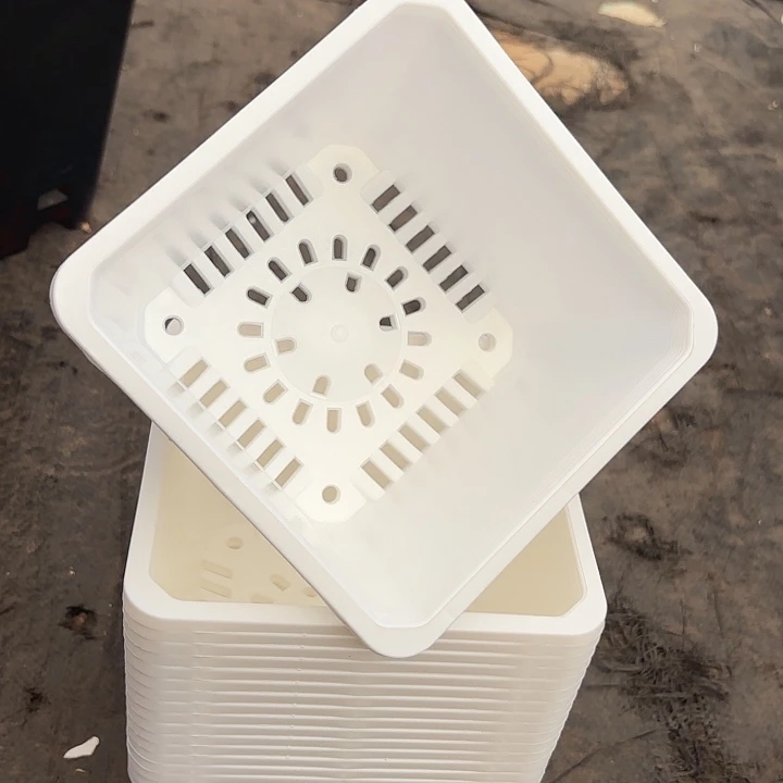 160白方盆15公分高11公分15个