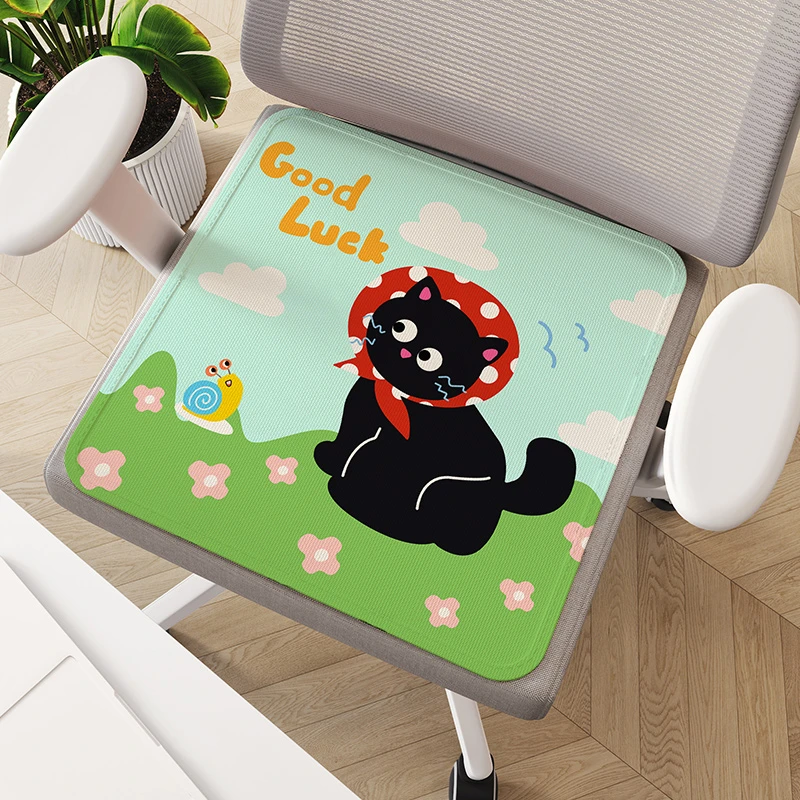 办公室椅子垫子坐垫冰丝椅垫透气家用座垫屁垫屁垫坐垫汽车专用