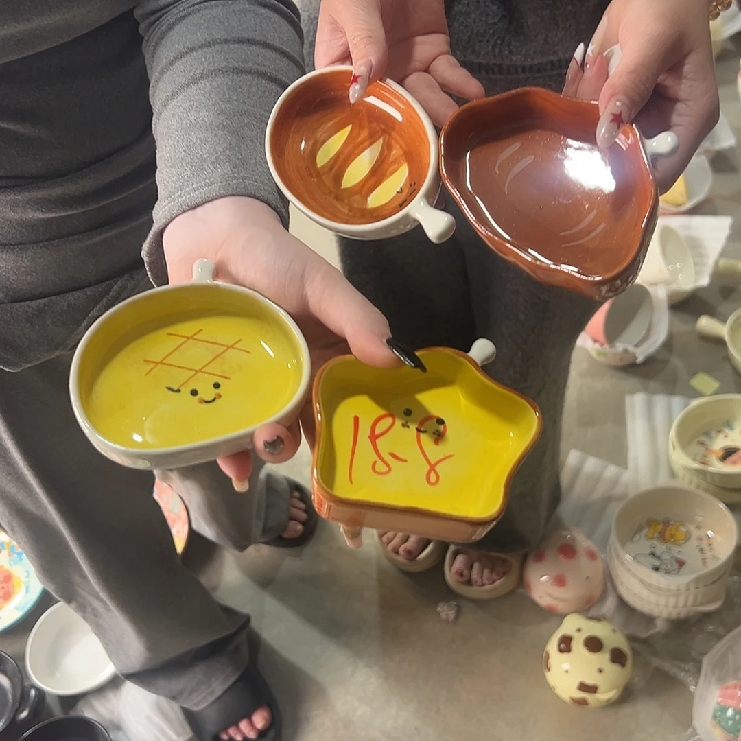 面包碟子4个混装福利