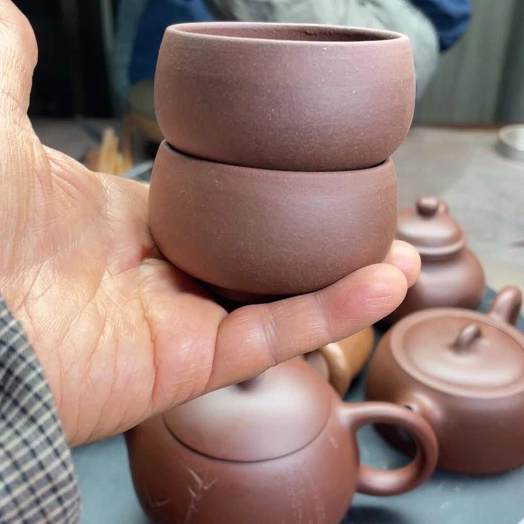 底槽青茶壶Y**0杯子，清水泥