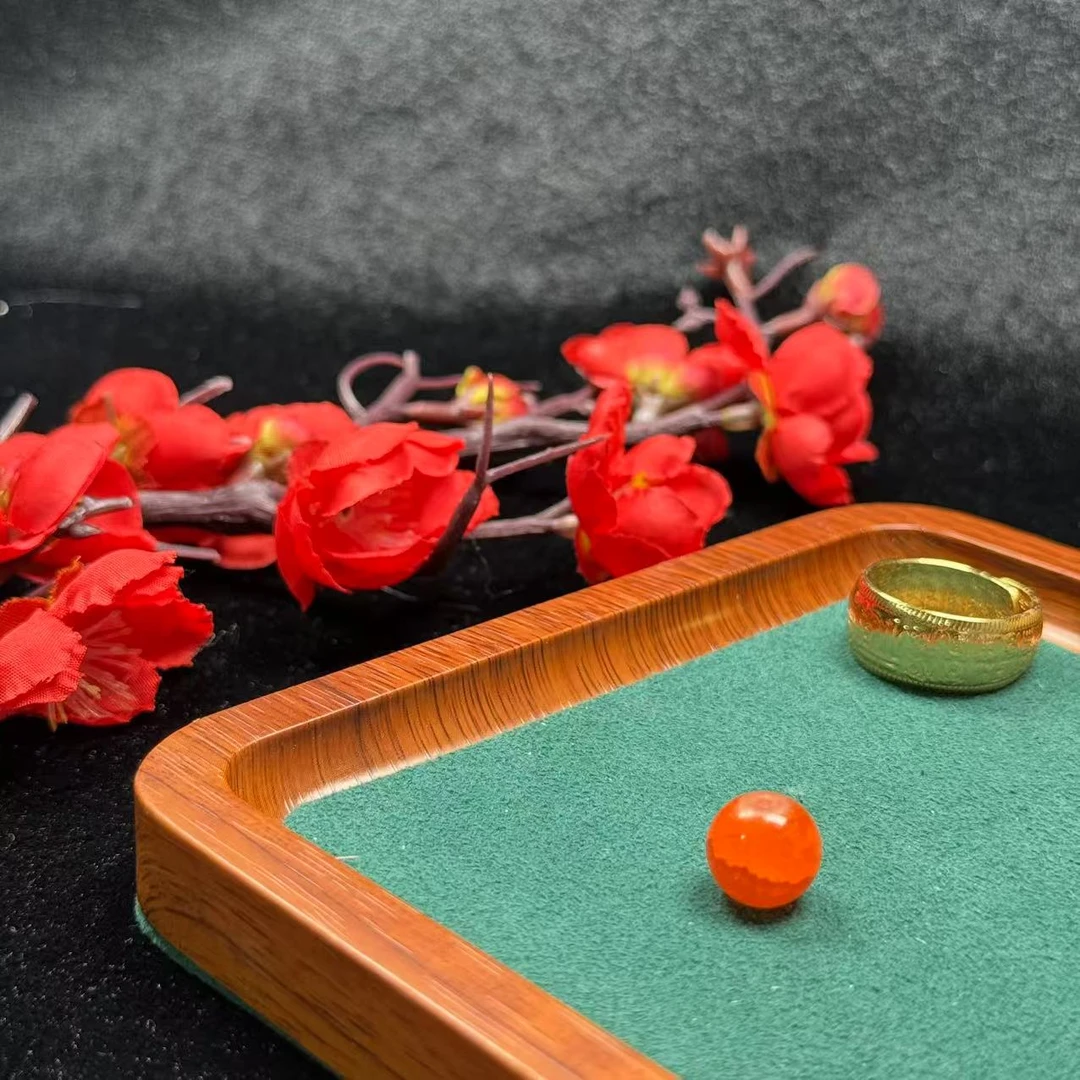 璀璨设计Y1997牛黄玛瑙配戒指J66