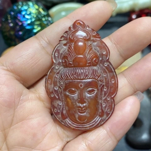 紫金钵盂菩提吊坠
