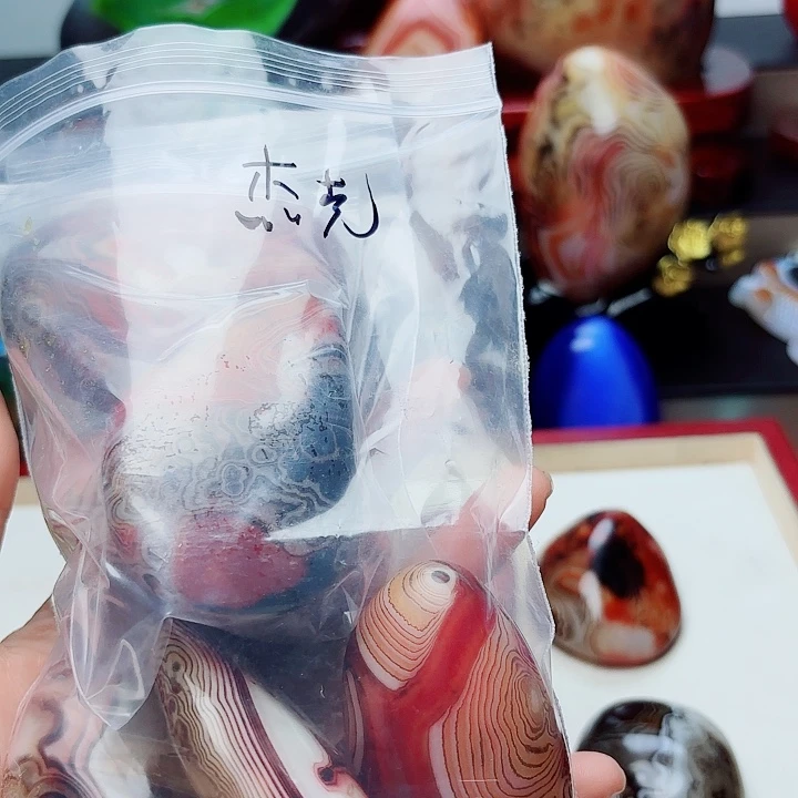杰***棋未镶嵌玛瑙/玉髓珠宝半成品