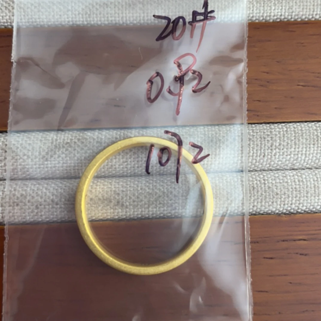 克重0.92 20号 平安无事戒指 足金999