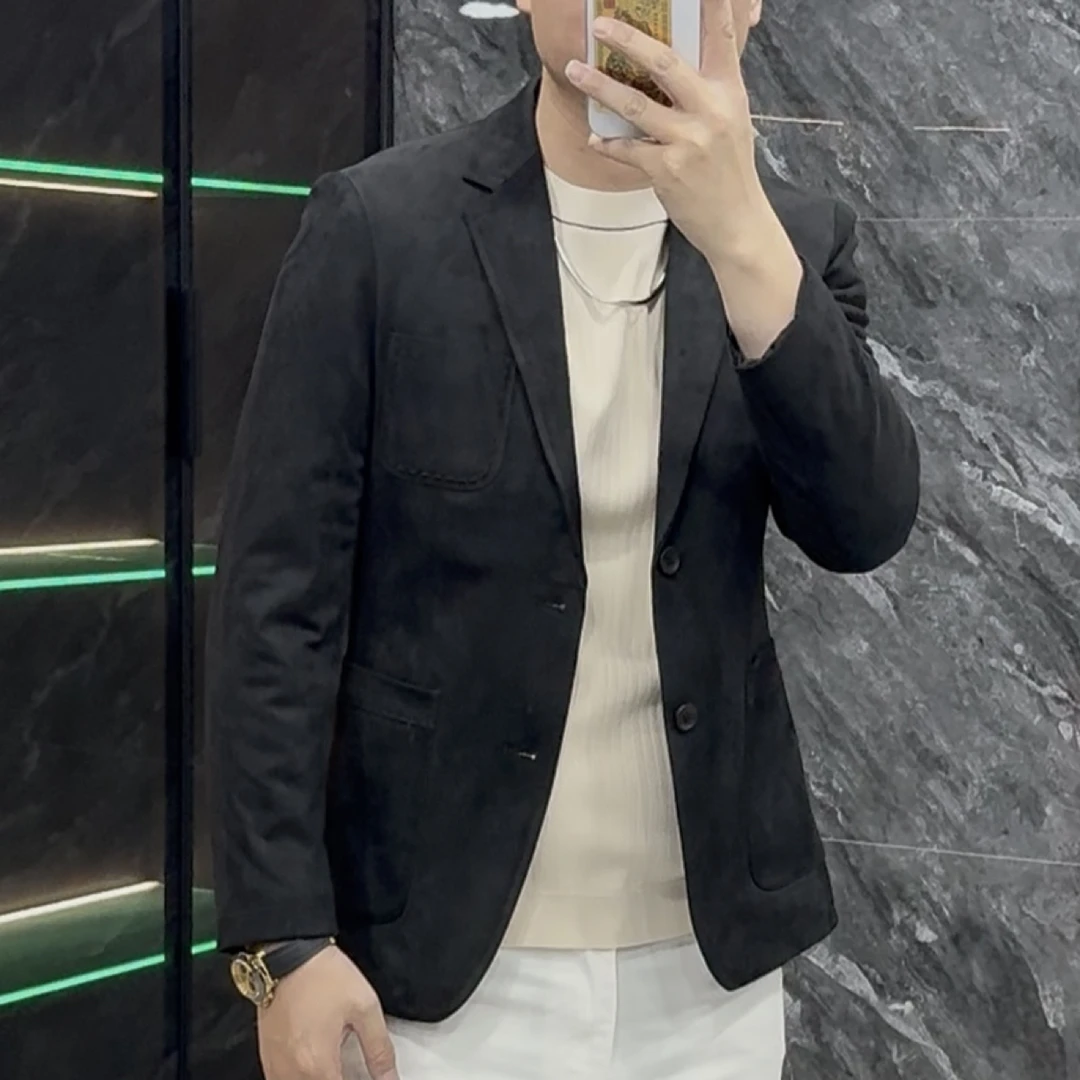 ｜90鹅绒羽绒西服｜男士冬季90白鹅绒肌皮绒｜羽绒西服外套酷秋冬