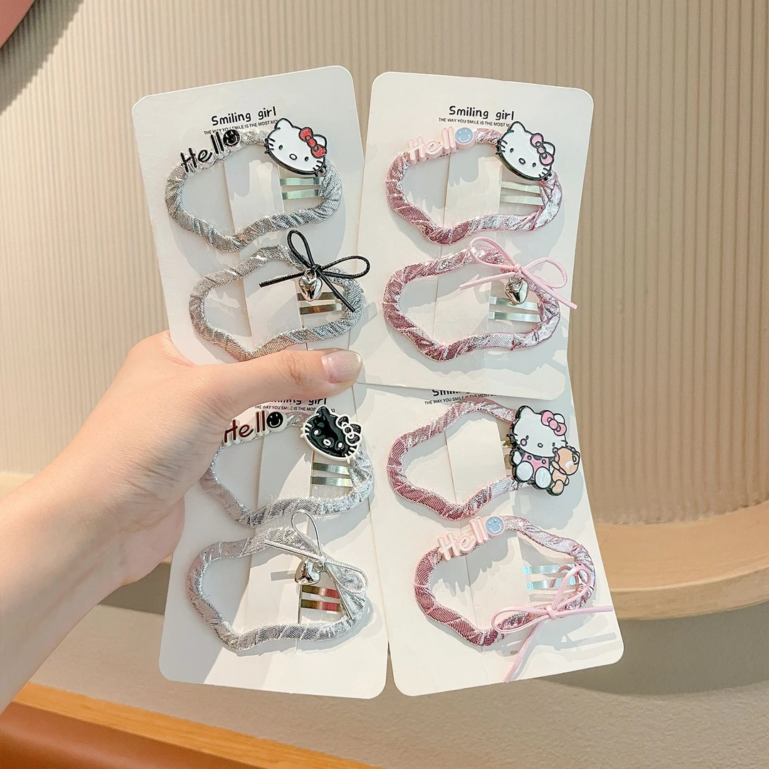 hellokitty云朵发夹甜美清新ins风发卡女孩刘海侧边夹子发饰头饰